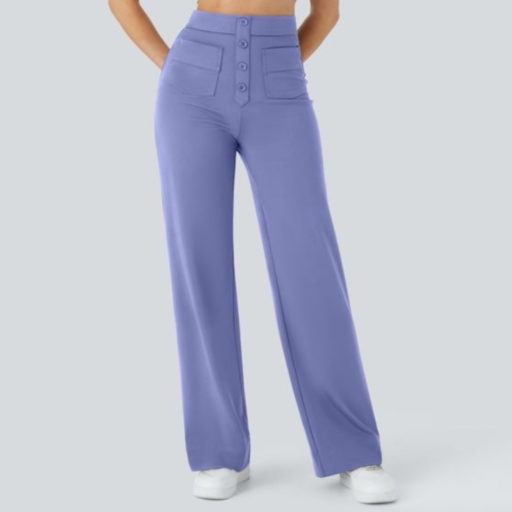HALARA Lavender DayStretch High Waisted Straight Leg Pants XL